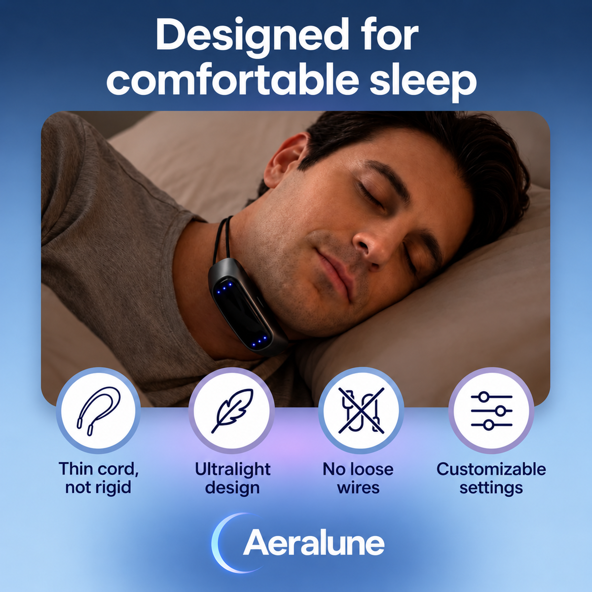 Aeralune Glow™ | Smart Sleep Device