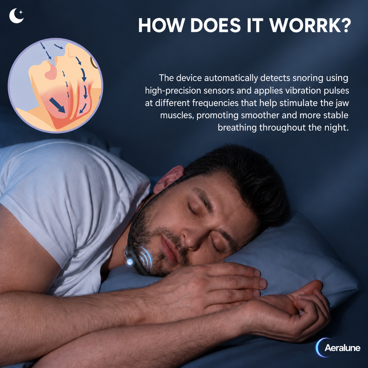 Aeralune Glow™ | Smart Sleep Device