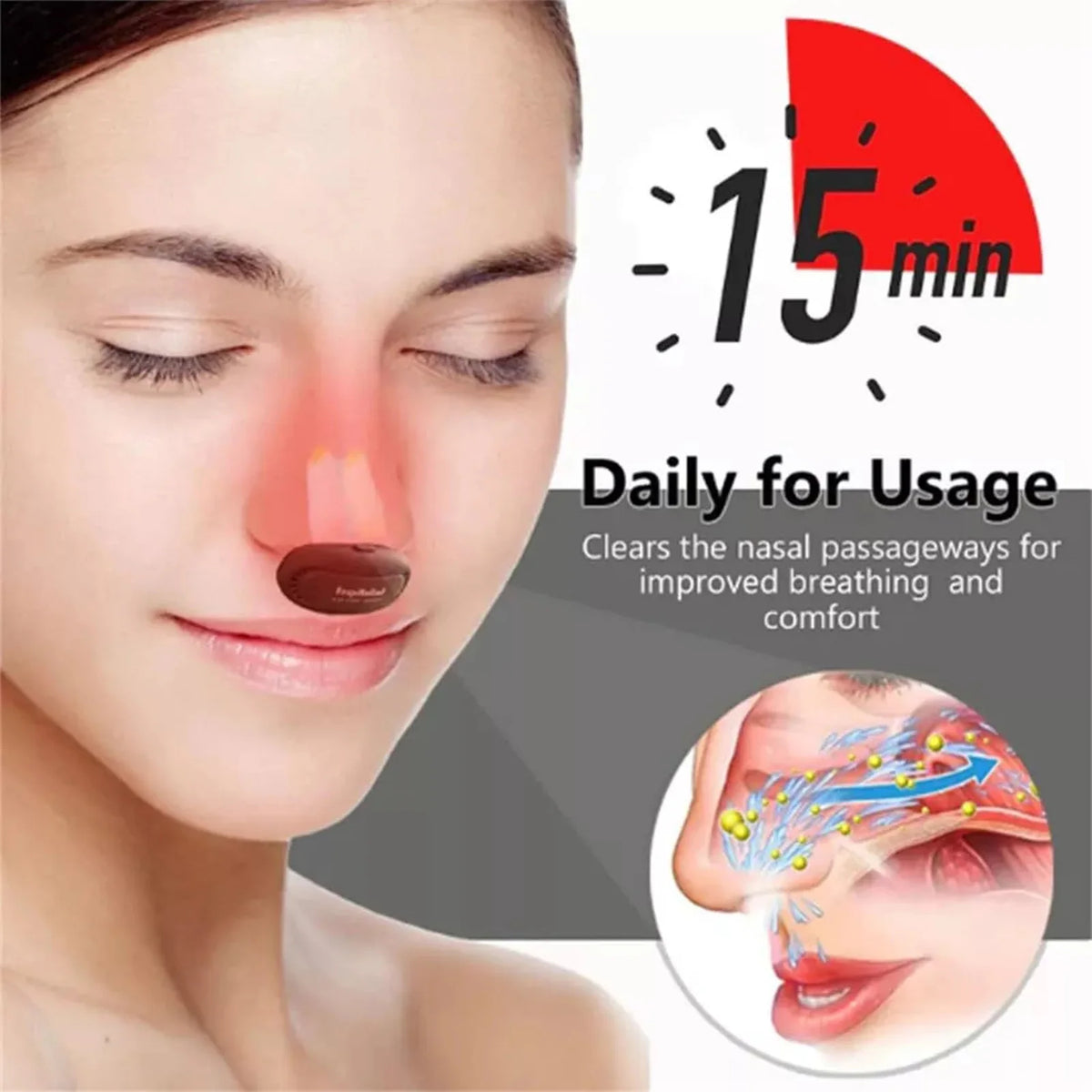Nasal Relief Infrared Therapy Device