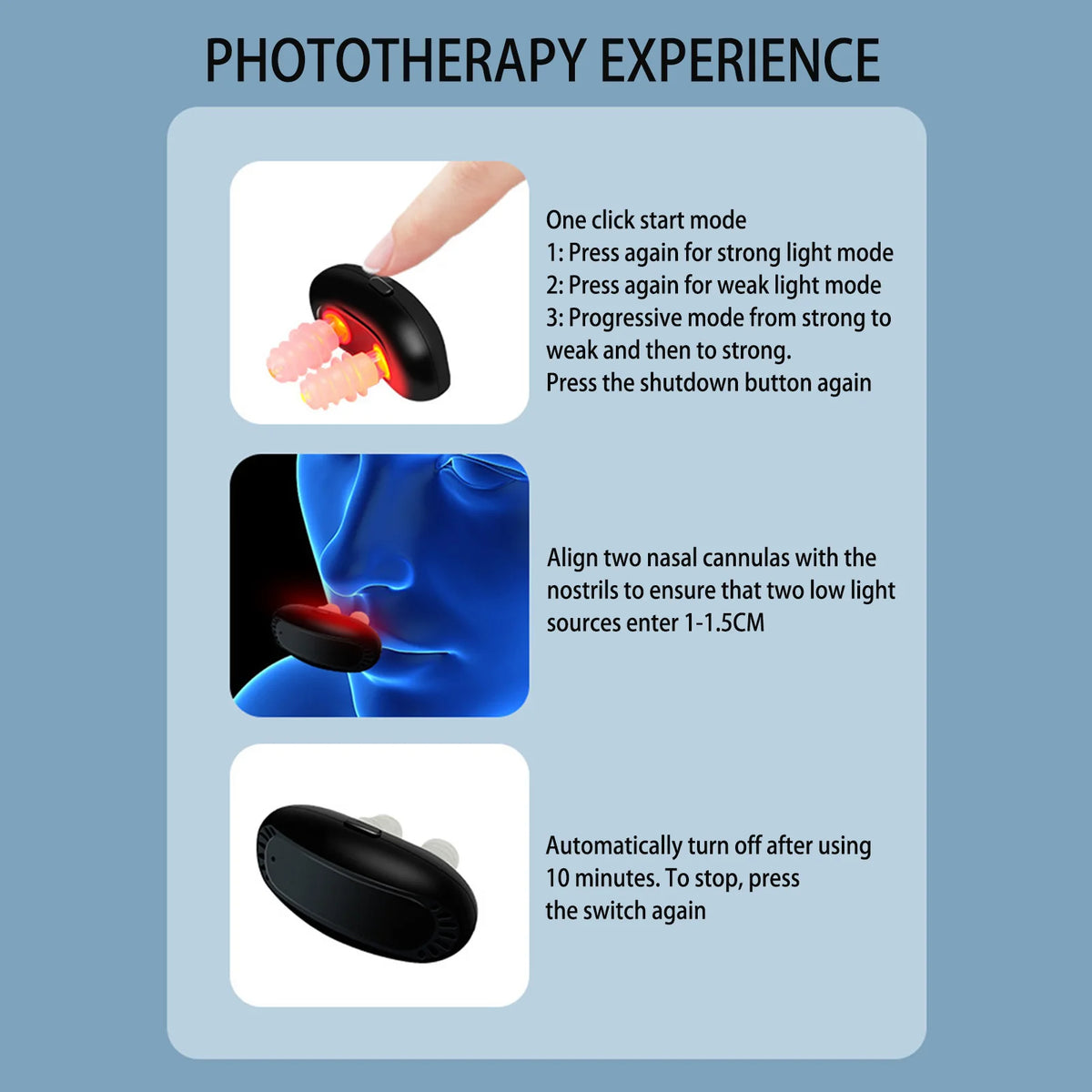 Nasal Relief Infrared Therapy Device